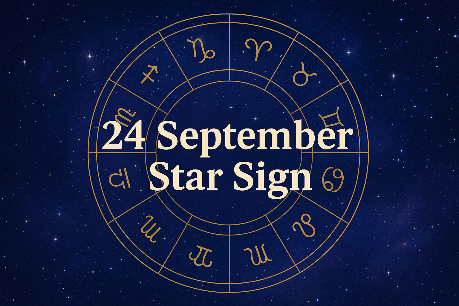 24 September Star Sign