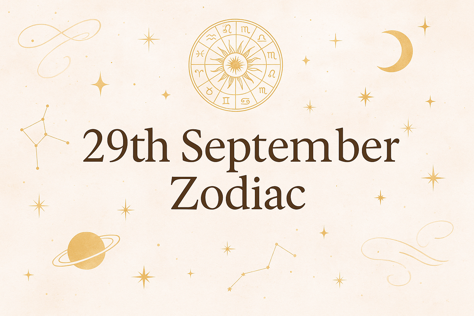 29th September zodiac